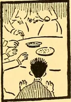 An illustration from Bird Center cartoons, a chronicle of social happenings at Bird Center, Illinois; pictures and text (1904)