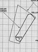 Picture 2 of 3 from tektronix :: 411x :: 061-3147-00 4110 4120 Option 19 4690 Series Color Graphics Copier Interface Addendum For Version 6 Sep1985 (1919), leaf 11