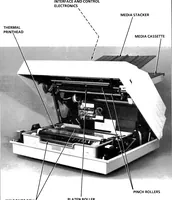 An illustration from versatec :: 5990-01 C2700 Series Thermal Transfer Color Plotter Operator Guide Oct1986 (1919)