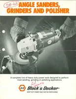 Picture 1 of 9 from Black & Decker Angle Sanders 1976 (1976), leaf 0