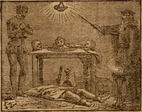 An illustration from The black art fully exposed and laid bare .. (1875)