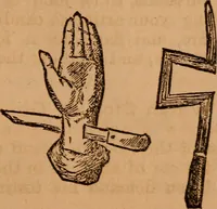 An illustration from The black art fully exposed and laid bare .. (1875)