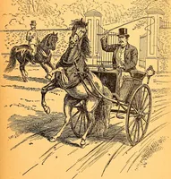 An illustration from Black Beauty : the autobiography of a horse (1870)