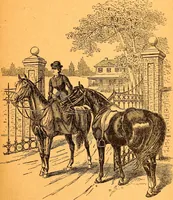 An illustration from Black Beauty : the autobiography of a horse (1870)