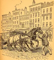An illustration from Black Beauty : the autobiography of a horse (1870)