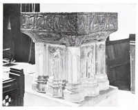 An illustration from Black Tournai fonts in England, the group of seven late Norman fonts from Belgium (1909)