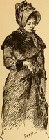 An illustration from Black and white exhibition of the Salmagundi Sketch Club : held at the galleries of the National Academy of Design ..., open from Dec. 1st to 21st, inclusive (1881)