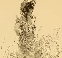 An illustration from Black and white exhibition of the Salmagundi Sketch Club : held at the galleries of the National Academy of Design ..., open from Dec. 1st to 21st, inclusive (1881)