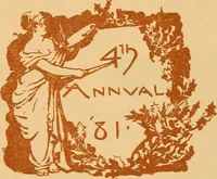 Picture 2 of 36 from Black and white exhibition of the Salmagundi Sketch Club : held at the galleries of the National Academy of Design ..., open from Dec. 1st to 21st, inclusive (1881), leaf 6