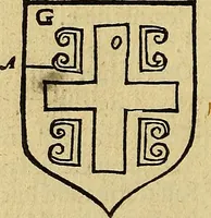 An illustration from The Blazon of Gentrie: : Deuided into two parts. The first named The Glorie of Generositie. The second, Lacyes Nobilitie. Comprehending discourses of Armes and of Gentry. Wherein is treated of the beginning, parts and degrees of Gentlenesse, vvith her lawes: Of the Bearing, and Blazon of Cote-armors: Of the Lawes of Armes, and of combats. (1586)