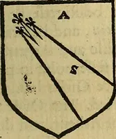 An illustration from The Blazon of Gentrie: : Deuided into two parts. The first named The Glorie of Generositie. The second, Lacyes Nobilitie. Comprehending discourses of Armes and of Gentry. Wherein is treated of the beginning, parts and degrees of Gentlenesse, vvith her lawes: Of the Bearing, and Blazon of Cote-armors: Of the Lawes of Armes, and of combats. (1586)
