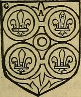 An illustration from The Blazon of Gentrie: : Deuided into two parts. The first named The Glorie of Generositie. The second, Lacyes Nobilitie. Comprehending discourses of Armes and of Gentry. Wherein is treated of the beginning, parts and degrees of Gentlenesse, vvith her lawes: Of the Bearing, and Blazon of Cote-armors: Of the Lawes of Armes, and of combats. (1586)