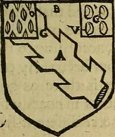 An illustration from The Blazon of Gentrie: : Deuided into two parts. The first named The Glorie of Generositie. The second, Lacyes Nobilitie. Comprehending discourses of Armes and of Gentry. Wherein is treated of the beginning, parts and degrees of Gentlenesse, vvith her lawes: Of the Bearing, and Blazon of Cote-armors: Of the Lawes of Armes, and of combats. (1586)