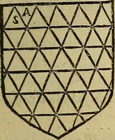 An illustration from The Blazon of Gentrie: : Deuided into two parts. The first named The Glorie of Generositie. The second, Lacyes Nobilitie. Comprehending discourses of Armes and of Gentry. Wherein is treated of the beginning, parts and degrees of Gentlenesse, vvith her lawes: Of the Bearing, and Blazon of Cote-armors: Of the Lawes of Armes, and of combats. (1586)