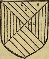 An illustration from The Blazon of Gentrie: : Deuided into two parts. The first named The Glorie of Generositie. The second, Lacyes Nobilitie. Comprehending discourses of Armes and of Gentry. Wherein is treated of the beginning, parts and degrees of Gentlenesse, vvith her lawes: Of the Bearing, and Blazon of Cote-armors: Of the Lawes of Armes, and of combats. (1586)
