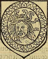 An illustration from The Blazon of Gentrie: : Deuided into two parts. The first named The Glorie of Generositie. The second, Lacyes Nobilitie. Comprehending discourses of Armes and of Gentry. Wherein is treated of the beginning, parts and degrees of Gentlenesse, vvith her lawes: Of the Bearing, and Blazon of Cote-armors: Of the Lawes of Armes, and of combats. (1586)