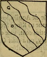 An illustration from The Blazon of Gentrie: : Deuided into two parts. The first named The Glorie of Generositie. The second, Lacyes Nobilitie. Comprehending discourses of Armes and of Gentry. Wherein is treated of the beginning, parts and degrees of Gentlenesse, vvith her lawes: Of the Bearing, and Blazon of Cote-armors: Of the Lawes of Armes, and of combats. (1586)
