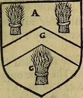 An illustration from The Blazon of Gentrie: : Deuided into two parts. The first named The Glorie of Generositie. The second, Lacyes Nobilitie. Comprehending discourses of Armes and of Gentry. Wherein is treated of the beginning, parts and degrees of Gentlenesse, vvith her lawes: Of the Bearing, and Blazon of Cote-armors: Of the Lawes of Armes, and of combats. (1586)