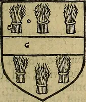 An illustration from The Blazon of Gentrie: : Deuided into two parts. The first named The Glorie of Generositie. The second, Lacyes Nobilitie. Comprehending discourses of Armes and of Gentry. Wherein is treated of the beginning, parts and degrees of Gentlenesse, vvith her lawes: Of the Bearing, and Blazon of Cote-armors: Of the Lawes of Armes, and of combats. (1586)