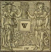 An illustration from The Blazon of Gentrie: : Deuided into two parts. The first named The Glorie of Generositie. The second, Lacyes Nobilitie. Comprehending discourses of Armes and of Gentry. Wherein is treated of the beginning, parts and degrees of Gentlenesse, vvith her lawes: Of the Bearing, and Blazon of Cote-armors: Of the Lawes of Armes, and of combats. (1586)