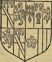 An illustration from The Blazon of Gentrie: : Deuided into two parts. The first named The Glorie of Generositie. The second, Lacyes Nobilitie. Comprehending discourses of Armes and of Gentry. Wherein is treated of the beginning, parts and degrees of Gentlenesse, vvith her lawes: Of the Bearing, and Blazon of Cote-armors: Of the Lawes of Armes, and of combats. (1586)