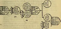An illustration from The Blazon of Gentrie: : Deuided into two parts. The first named The Glorie of Generositie. The second, Lacyes Nobilitie. Comprehending discourses of Armes and of Gentry. Wherein is treated of the beginning, parts and degrees of Gentlenesse, vvith her lawes: Of the Bearing, and Blazon of Cote-armors: Of the Lawes of Armes, and of combats. (1586)