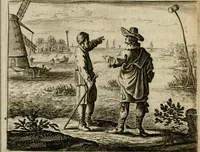 An illustration from Bloem-tuintje : bestaande in twee deelen : het eerste in innerlyke bedenkingen, en geleikenissen, het tweede in eenige zang- en lees-rymen (1724)
