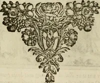 An illustration from Bloem-tuintje : bestaande in twee deelen : het eerste in innerlyke bedenkingen, en geleikenissen, het tweede in eenige zang- en lees-rymen (1724)