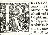An illustration from Blondi Flavii forliviensis De Roma trivmphante libri decem : priscorvm scriptorum lectoribus vtilissimi, ad totiusq[ue] Romanae antiquitatis cognitionem pernecessarij : omnia magis quàm antè castigata (1533)