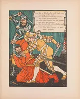 Picture 3 of 7 from Bluebeard's picture book : containing Bluebeard, The sleeping beauty, and Baby's own alphabet : with the original coloured designs (1899), leaf 27