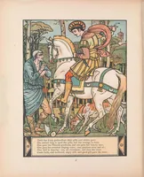 An illustration from Bluebeard's picture book : containing Bluebeard, The sleeping beauty, and Baby's own alphabet : with the original coloured designs (1899)