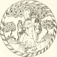 An illustration from Blue dash chargers and other early English tin enamel circular dishes (1919)