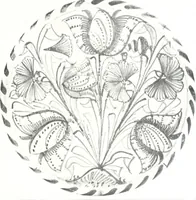 An illustration from Blue dash chargers and other early English tin enamel circular dishes (1919)
