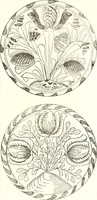 An illustration from Blue dash chargers and other early English tin enamel circular dishes (1919)
