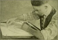 An illustration from Blueprint reading; a practical manual of instruction in blueprint reading through the analysis of typical plates with reference to mechanical drawing conventions and methods, the laws of projection, etc (1919)