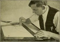 An illustration from Blueprint reading; a practical manual of instruction in blueprint reading through the analysis of typical plates with reference to mechanical drawing conventions and methods, the laws of projection, etc (1919)