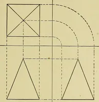 An illustration from Blueprint reading; a practical manual of instruction in blueprint reading through the analysis of typical plates with reference to mechanical drawing conventions and methods, the laws of projection, etc (1919)