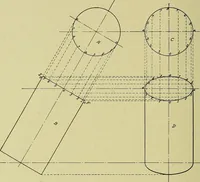 An illustration from Blueprint reading; a practical manual of instruction in blueprint reading through the analysis of typical plates with reference to mechanical drawing conventions and methods, the laws of projection, etc (1919)