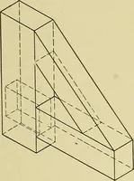 An illustration from Blueprint reading; a practical manual of instruction in blueprint reading through the analysis of typical plates with reference to mechanical drawing conventions and methods, the laws of projection, etc (1919)