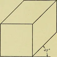 An illustration from Blueprint reading; a practical manual of instruction in blueprint reading through the analysis of typical plates with reference to mechanical drawing conventions and methods, the laws of projection, etc (1919)