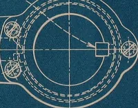 An illustration from Blueprint reading; a practical manual of instruction in blueprint reading through the analysis of typical plates with reference to mechanical drawing conventions and methods, the laws of projection, etc (1919)