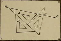 An illustration from Blueprint reading; a practical manual of instruction in blueprint reading through the analysis of typical plates with reference to mechanical drawing conventions and methods, the laws of projection, etc (1919)