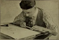 An illustration from Blueprint reading; a practical manual of instruction in blueprint reading through the analysis of typical plates with reference to mechanical drawing conventions and methods, the laws of projection, etc (1919)