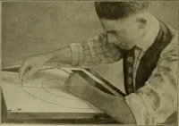 An illustration from Blueprint reading; a practical manual of instruction in blueprint reading through the analysis of typical plates with reference to mechanical drawing conventions and methods, the laws of projection, etc (1919)