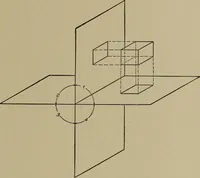 An illustration from Blueprint reading; a practical manual of instruction in blueprint reading through the analysis of typical plates with reference to mechanical drawing conventions and methods, the laws of projection, etc (1919)