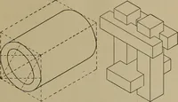 An illustration from Blueprint reading; a practical manual of instruction in blueprint reading through the analysis of typical plates with reference to mechanical drawing conventions and methods, the laws of projection, etc (1919)
