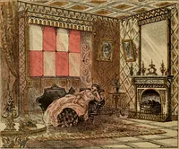 An illustration from Blue and red light: or, Light and its rays as medicine; showing that light is the original and sole source of life, as it is the source of all the physical and vital forces in nature; and that light is nature's own and only remedy for disease ... together with a chapter on light in the vegetable kingdom (1877)