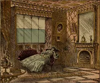 An illustration from Blue and red light: or, Light and its rays as medicine; showing that light is the original and sole source of life, as it is the source of all the physical and vital forces in nature; and that light is nature's own and only remedy for disease ... together with a chapter on light in the vegetable kingdom (1877)