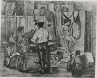 An illustration from Annual exhibition [electronic resource] : no jury, no prizes (1917)