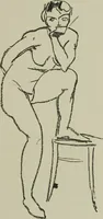 An illustration from Exhibition of paintings, drawings and sculpture. [electronic resource] : Tuesday, March 23d to Saturday, April 24th, 1915 (1915)